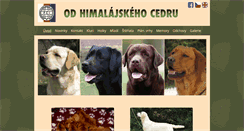 Desktop Screenshot of himalajskycedr.cz
