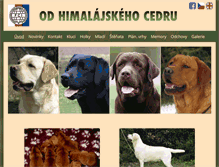 Tablet Screenshot of himalajskycedr.cz